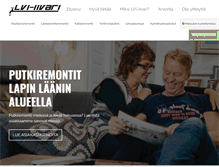 Tablet Screenshot of lvi-iivari.fi